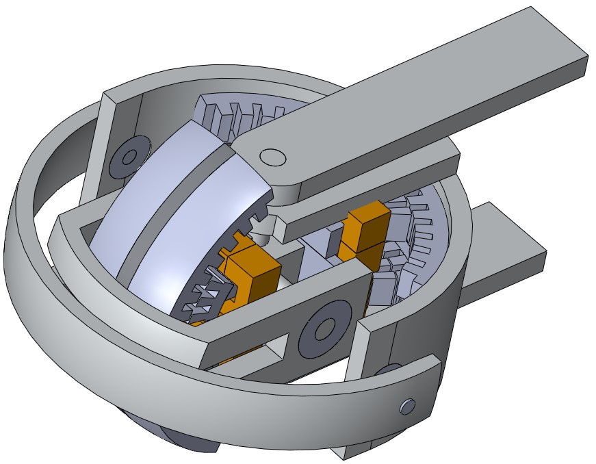 2自由度眼球用モデル